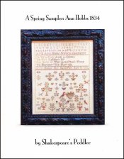 (image for) A Spring Sampler: Ann Hobbs 1834