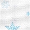 Snowflakes Aida 14, 35"x38" Fabric Flair