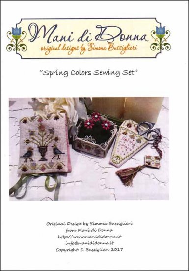 Spring Colors Sewing Set - Click Image to Close