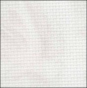 Smokey White Vintage Aida 14, 43" x 1yd, Zweigart