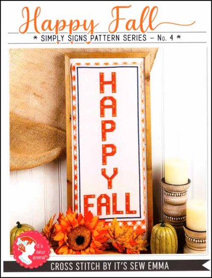 Simply Signs Series Part 4 Happy Fall - Click Image to Close