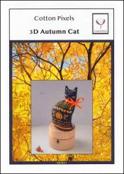 3D Autumn Cat