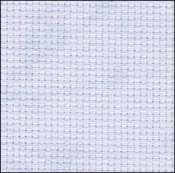 Blue Whisper Vintage Aida 14, 43" x 1yd, Zweigart