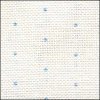 Mini Dots White Linen w/Blue Dots Cashel Linen