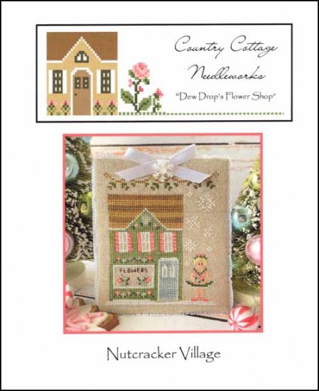 Nutcracker Village Part 10 Dew Drop's Flower Shop - Click Image to Close