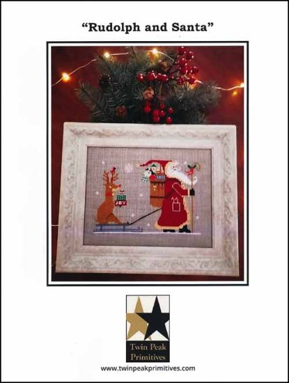 Rudolph And Santa - Click Image to Close