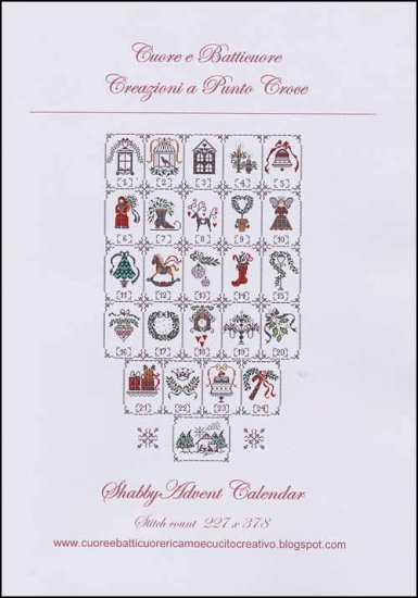 Shabby Advent Calendar - Click Image to Close