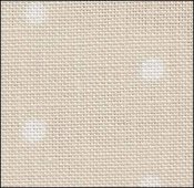 French Polka Dot Neutral 32ct Linen