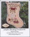 Sampler Stocking Ornament #3
