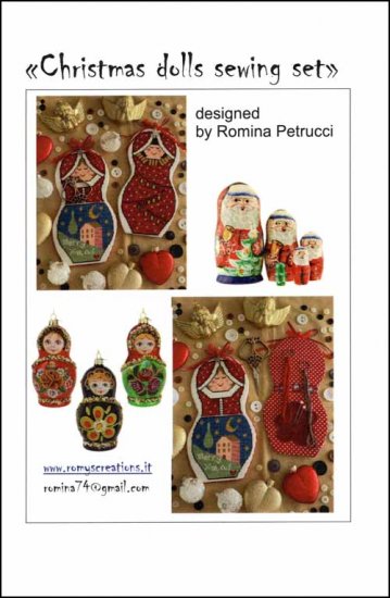 Christmas Dolls Sewing Set - Click Image to Close