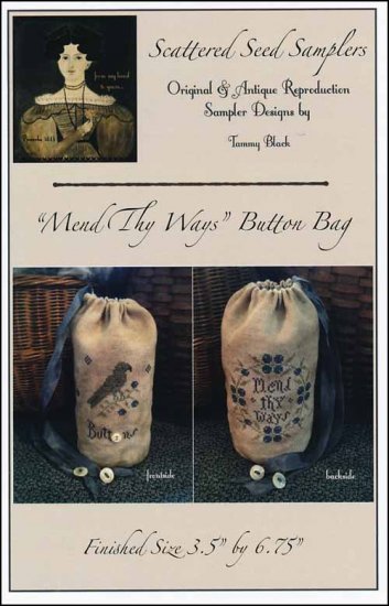 Mend Thy Ways Button Bag - Click Image to Close