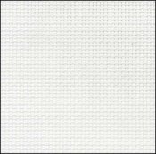 White Aida 20ct Short Cut 23"x43"