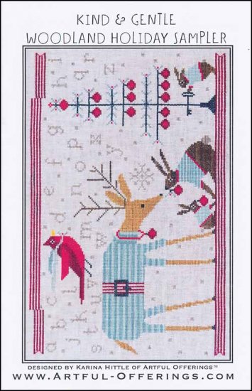 Kind & Gentle Woodland Holiday Sampler - Click Image to Close