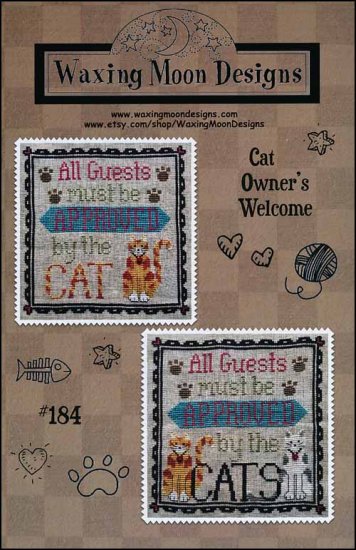 Cat Owner's Welcome - Click Image to Close