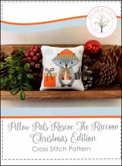 Pillows Pals Roscoe The Raccoon Christmas Edition