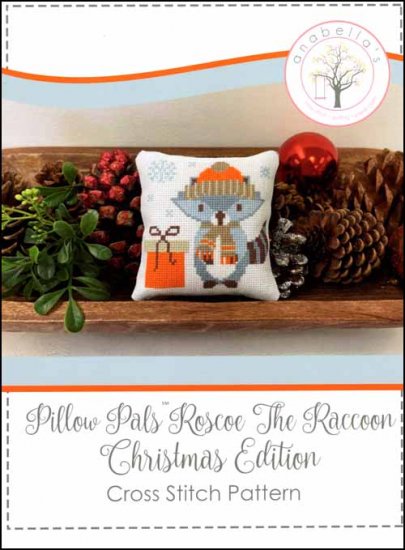 Pillows Pals Roscoe The Raccoon Christmas Edition - Click Image to Close