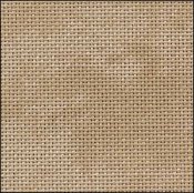 Country Mocha Lugana 25ct Short Cut 9"x55"