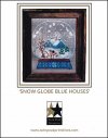 Snow Globe Blue Houses