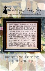 (image for) Words to Live By - Justice