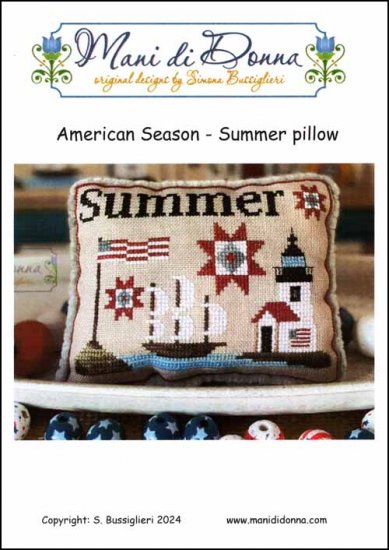 American Season Summer Pillow - Click Image to Close