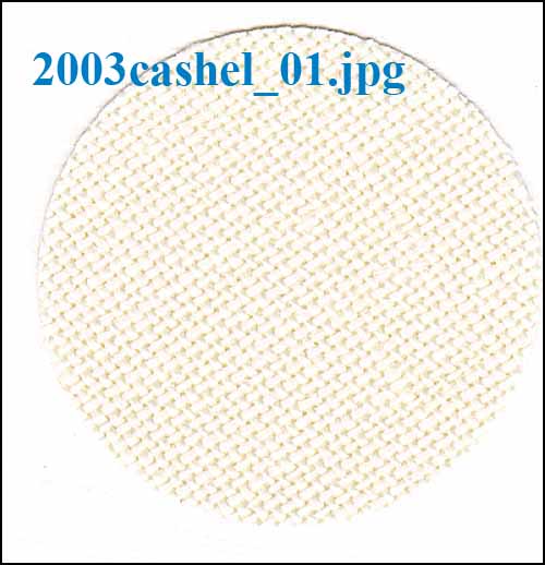 White Cashel Linen Short Cut 23"x55" - Click Image to Close