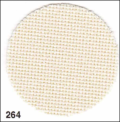 Ivory Lugana 25ct Short Cut 10"x55" - Click Image to Close