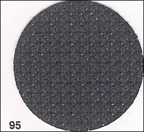 Black Aida 14, 43" x 1yd, Zweigart - Click Image to Close