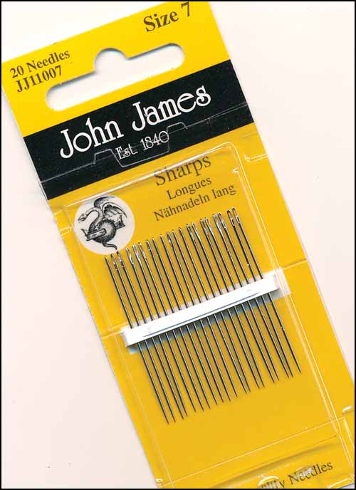 (image for) John James Size 7 Sharps - Click Image to Close