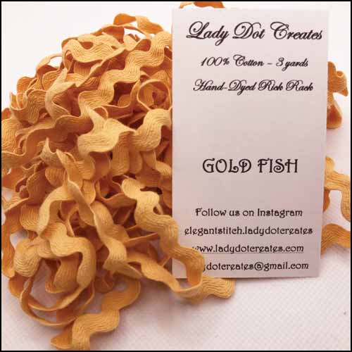 Gold Fish Rick Rack - Click Image to Close