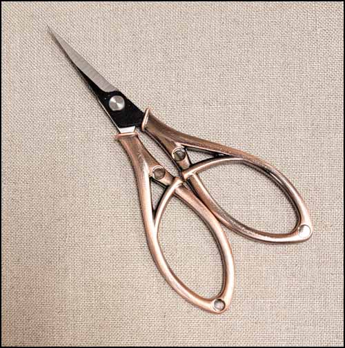 (image for) Royal Copper Embroidery Scissors - Click Image to Close