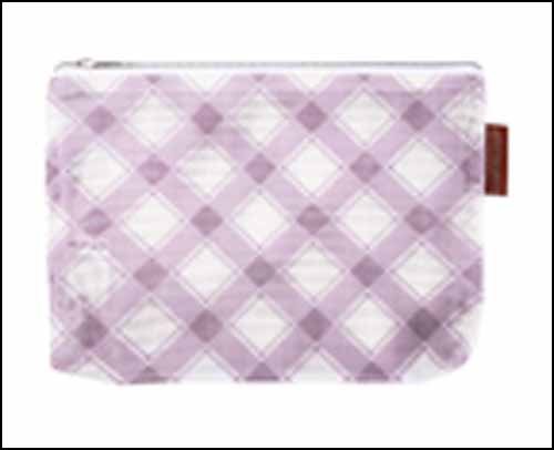 Lilac Mini Plaid Bag - Click Image to Close