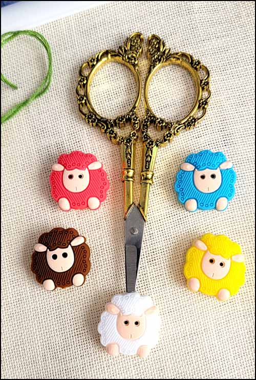 (image for) Little Sheep Point Protectors, pack of 5 - Click Image to Close