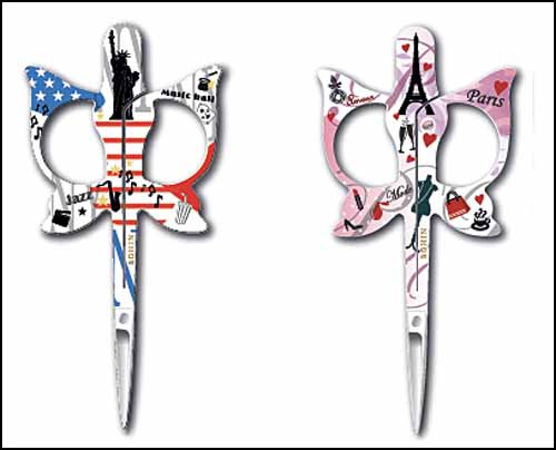 Paris/New York Embroidery Scissors Display - Click Image to Close