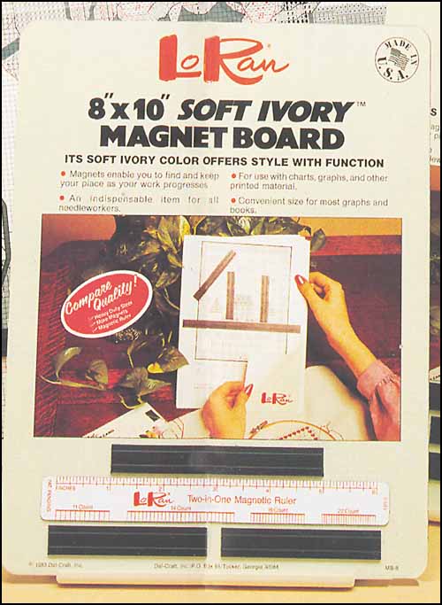 (image for) 8"x10" Line Minder w/ Magnetic Ruler (Metal Magnet Board) - Click Image to Close