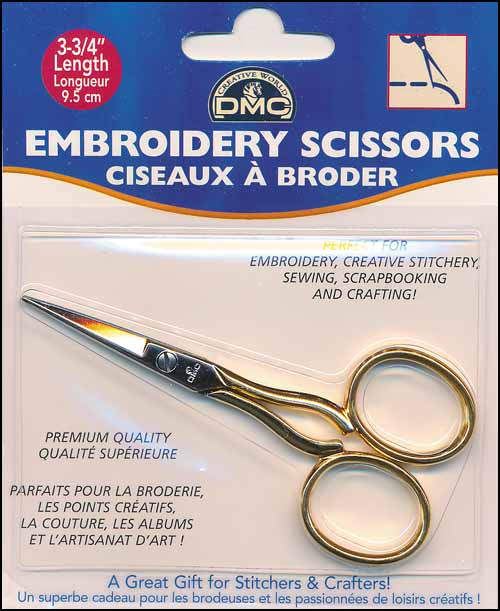 (image for) Gold Handle Embroidery Scissors - Click Image to Close