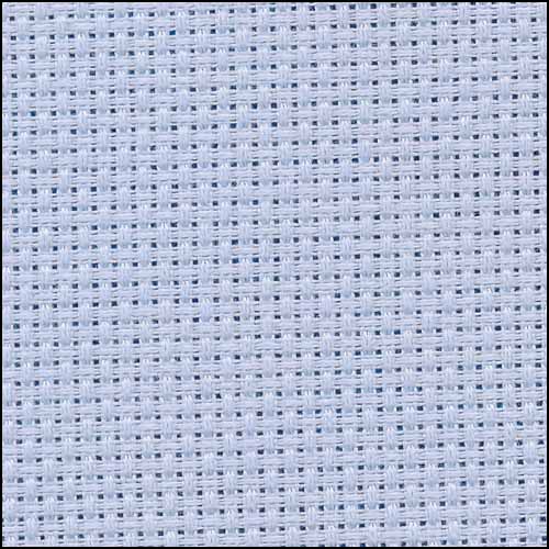 Light Blue Aida 14, 60" x 1", minimum 36" - Click Image to Close
