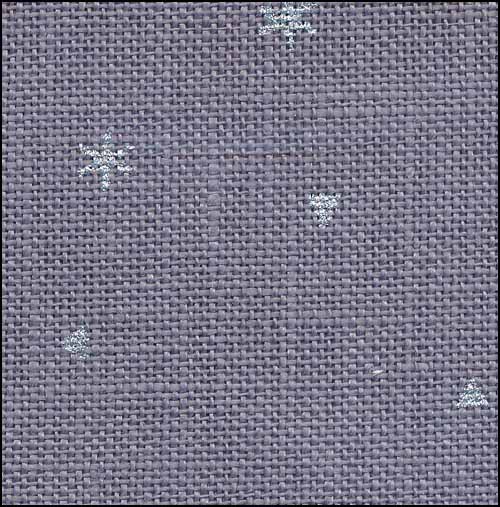 Sparkle Grey/Metallic Silver Belfast Linen - Click Image to Close