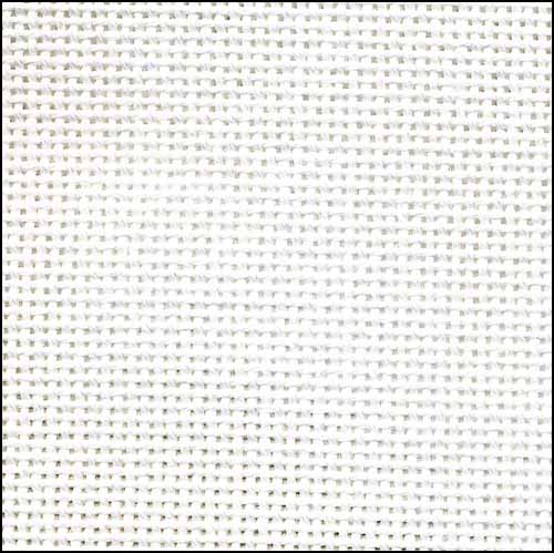 White 20ct Lugana 14"x55" Short Cut - Click Image to Close