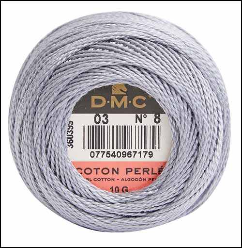 DMC Pearl Cotton. Medium Tin, Size 8 - Click Image to Close