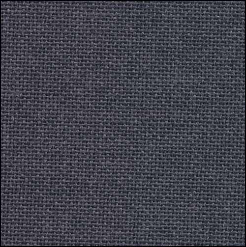 (image for) Charcoal Lugana 32ct Short Cut 24"x55" - Click Image to Close