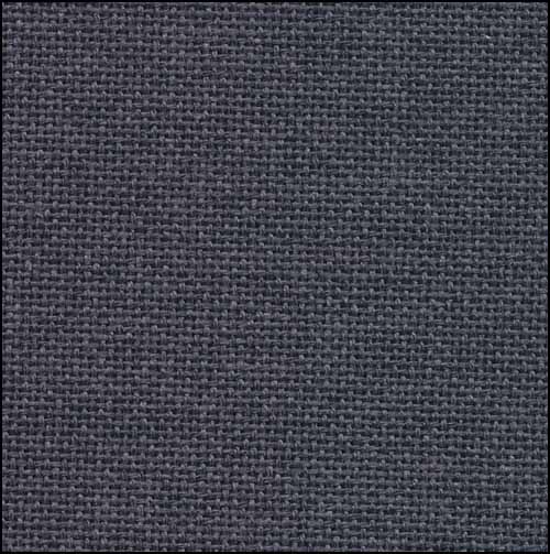 Charcoal Lugana 32ct Short Cut 27"x55" - Click Image to Close