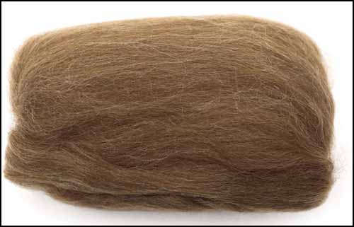 Caramel Wool Roving - Click Image to Close