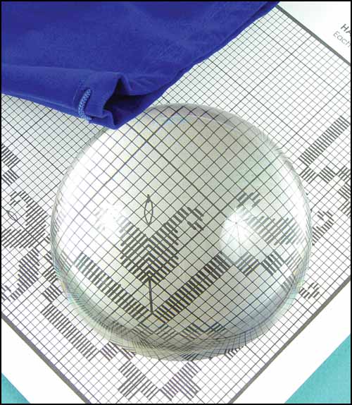 (image for) 3.94" 100mm Glass Dome Magnifier - Click Image to Close