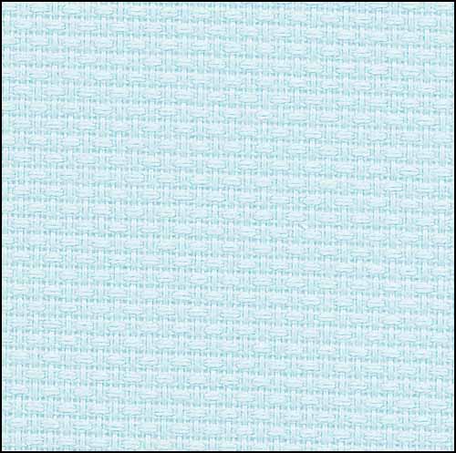 Aqua Aida 14, 43" x 1yd, Zweigart - Click Image to Close