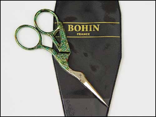 Bohin Large Stork Embroidery Scissors - Click Image to Close