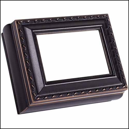 Black Rectangular Treasure Box - Click Image to Close