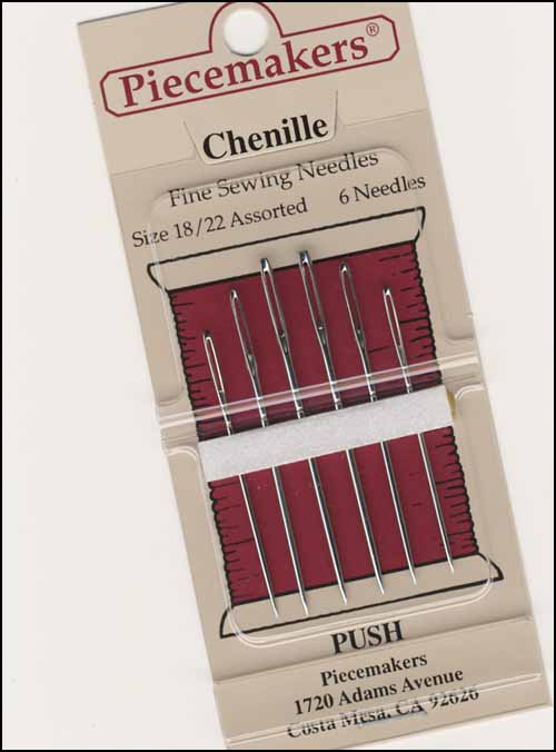 (image for) Piecemakers Chenille. Size 18/22 Chenille - Click Image to Close
