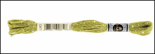 DMC Etoile Floss Color 471 Very Light Avocado Green - Click Image to Close