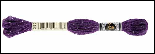 DMC Etoile Floss Color 550 Very Dark Violet - Click Image to Close