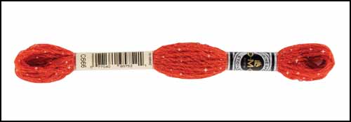 (image for) DMC Etoile Floss Color 666 Bright Red - Click Image to Close